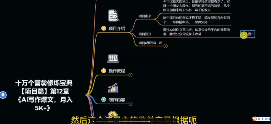 十万个富翁修炼宝典之12.AI写作爆文，月入5k 